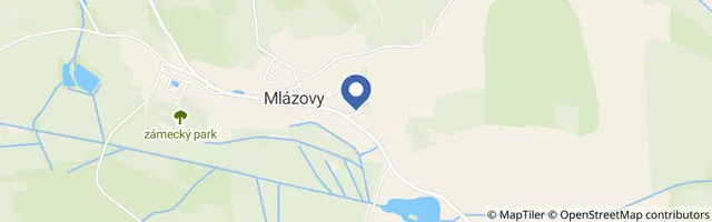 Mapa - Pohádková chalupa Mlázovy