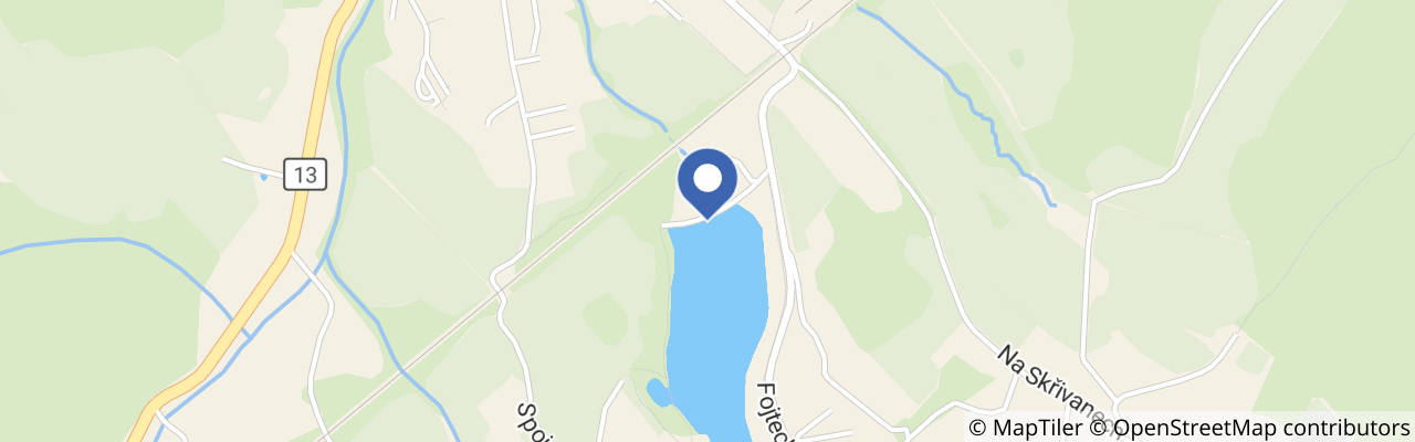 Mapa - Přehrada Fojtka