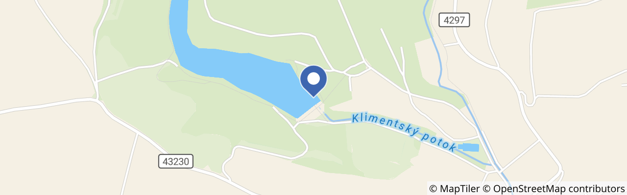 Mapa - Přehrada Osvětimany