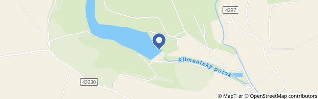 Mapa - Přehrada Osvětimany