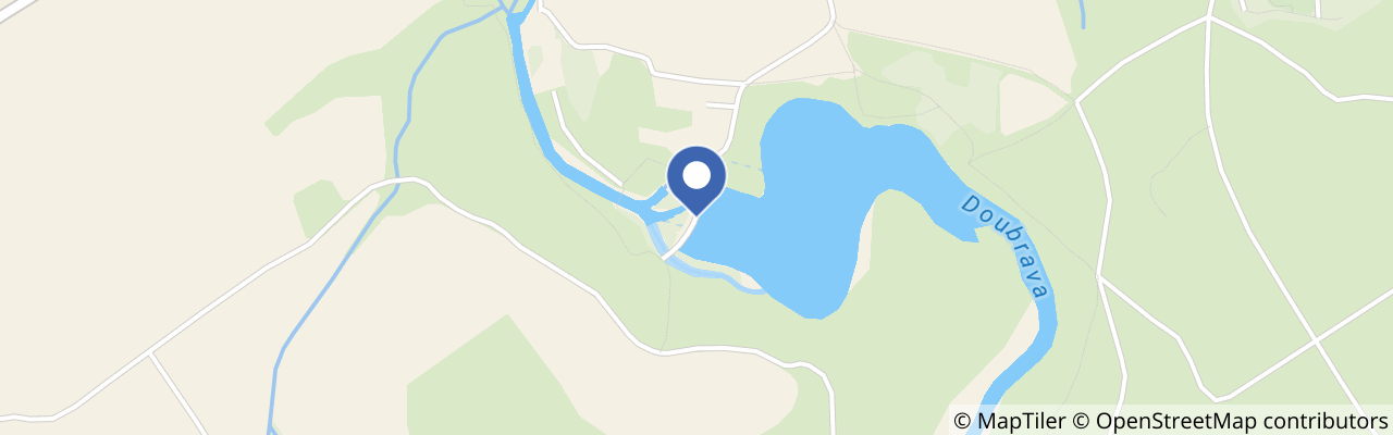 Mapa - Přehrada Pařížov