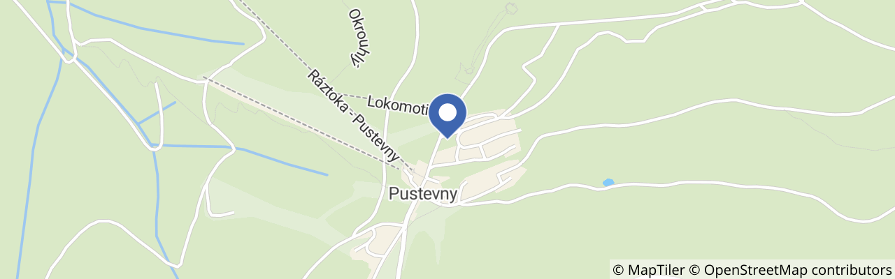 Mapa - Pustevny - Radhošť