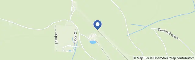 Mapa - Sáňkování Janské lázně - Černá hora