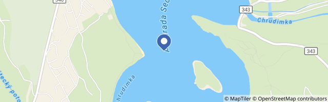 Mapa - Sečská přehrada