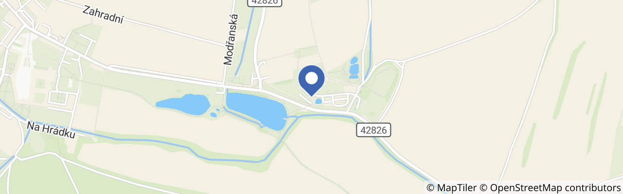 Mapa - Skanzen Modrá