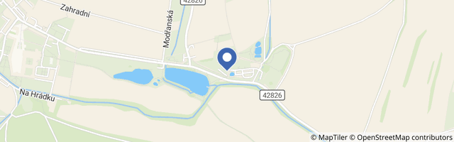 Mapa - Skanzen Modrá