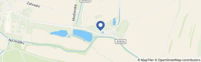 Mapa - Skanzen Modrá