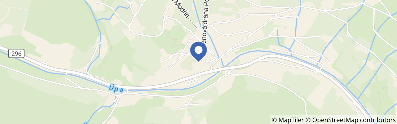 Mapa - Ski areál Velká Úpa