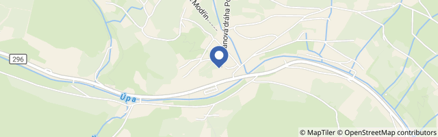 Mapa - Ski areál Velká Úpa