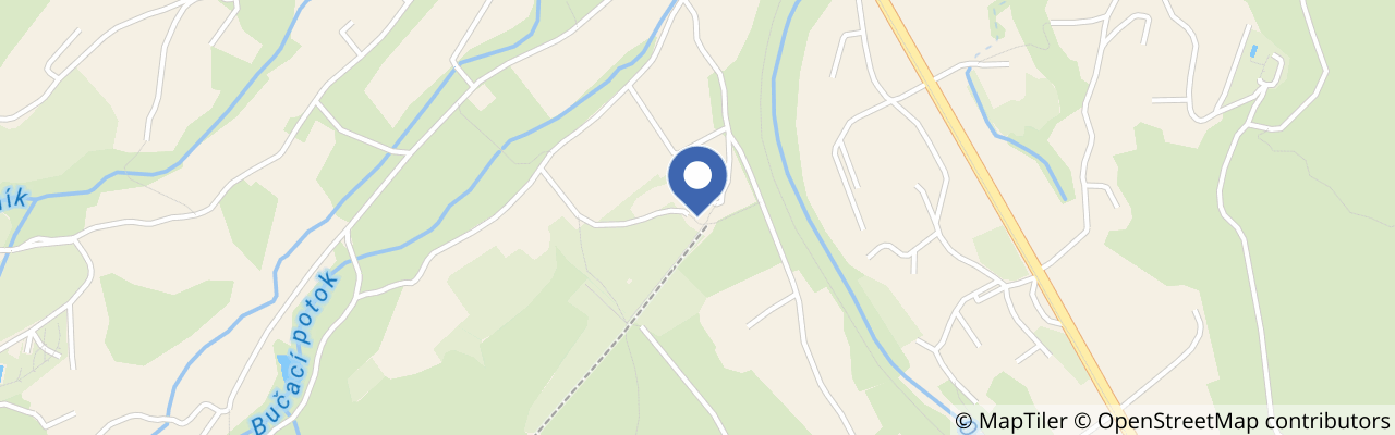 Mapa - Ski areál Na čele - MIMO PROVOZ