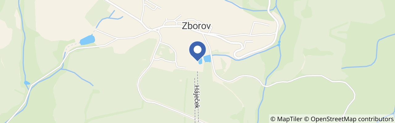 Mapa - Skiareál Zborov-Háječek