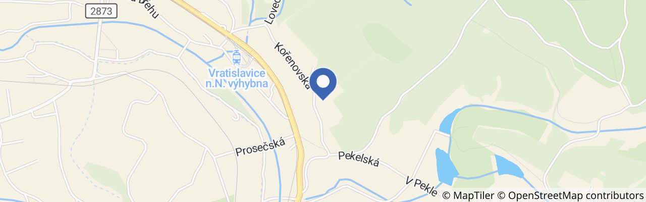 Mapa - Apartmá Marcella Liberec