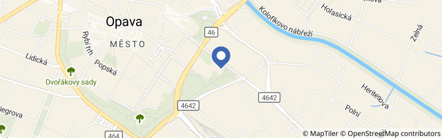 Mapa - Slezské zemské muzeum Opava