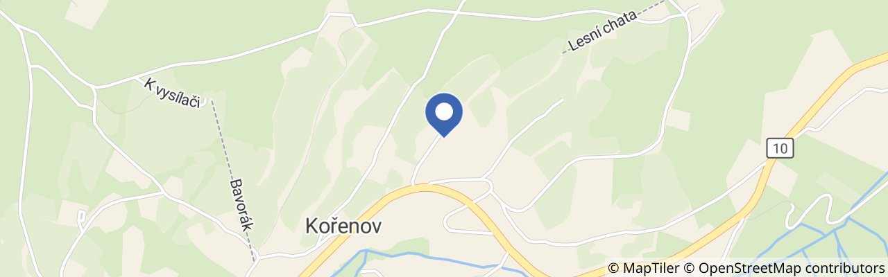 Mapa - Horský penzion Dukát