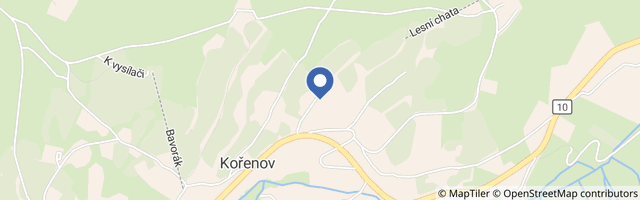 Mapa - Horský penzion Dukát