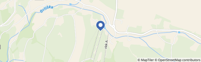 Mapa - Sportovní areál České Petrovice