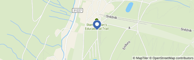 Mapa - Stamichmanova naučná stezka