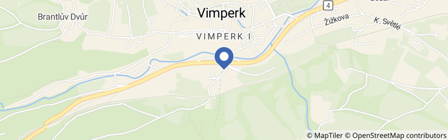 Mapa - Stezka lesních skřítků Vimperk