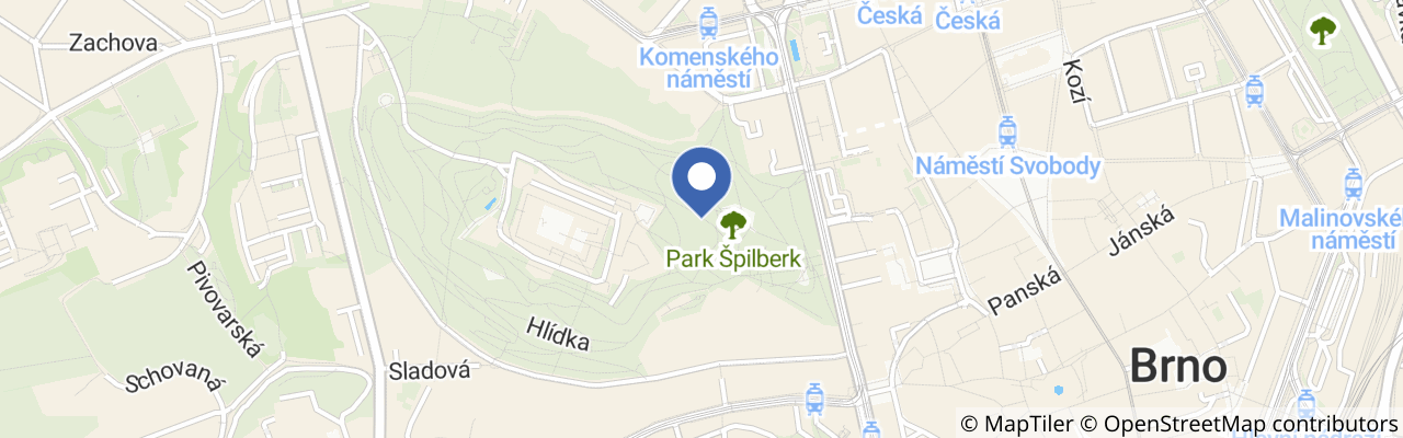 Mapa - Středisko ekologické výchovy Hlídka