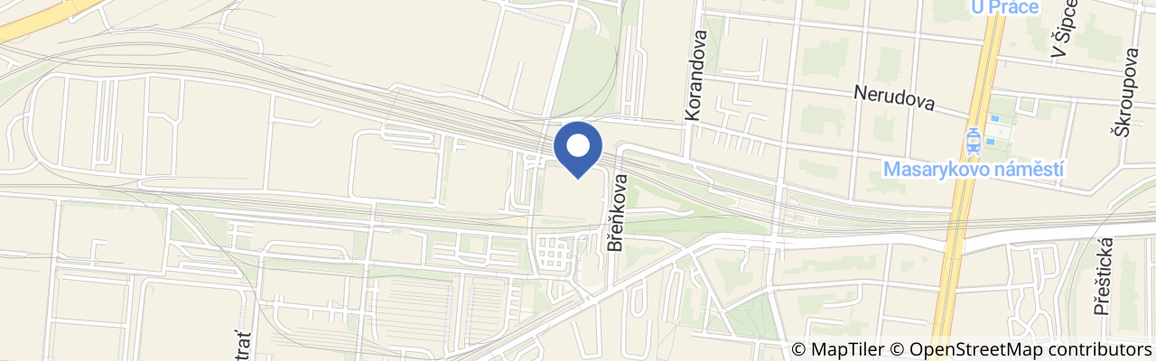 Mapa - Techmania Plzeň