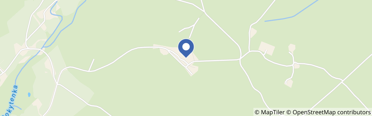 Mapa - Tvrz a vojenské opevnění Hanička