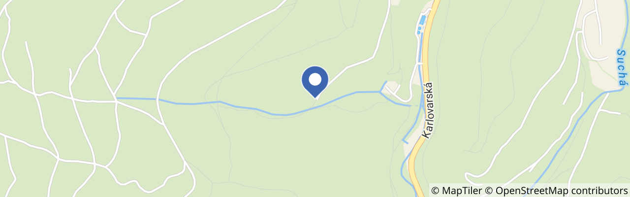 Mapa - Údolí mlýnků Jáchymov