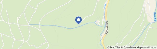 Mapa - Údolí mlýnků Jáchymov