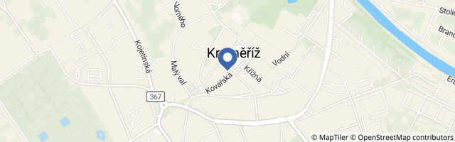 Mapa - Hotel U Zlatého Kohouta