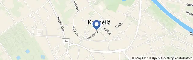 Mapa - Hotel U Zlatého Kohouta