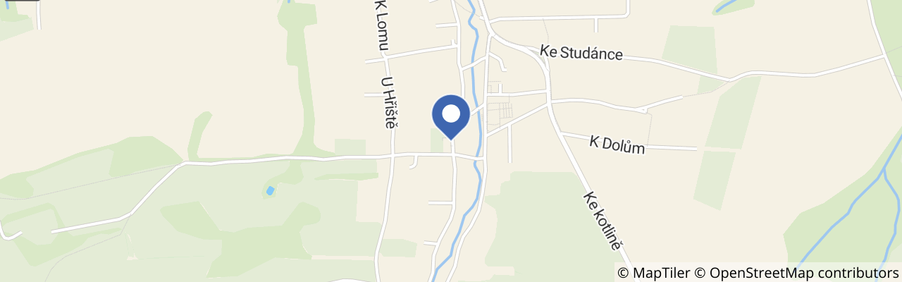 Mapa - Včelařský naučný areál Chlebovice