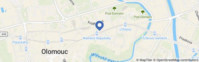 Mapa - Vlastivědné muzeum v Olomouci