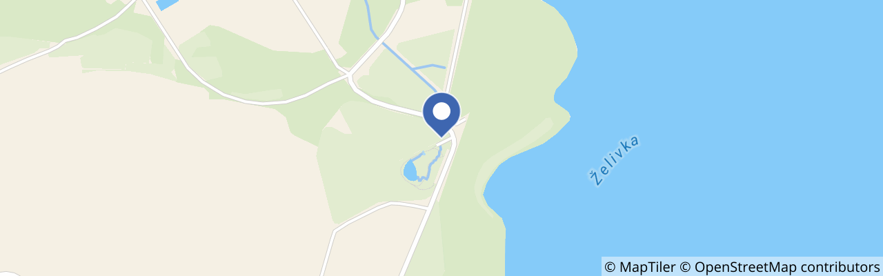 Mapa - Vodní dům Hulice