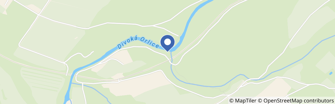 Mapa - Vodopád Kamarád