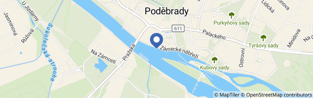 Mapa - Výletní loď Král Jiří