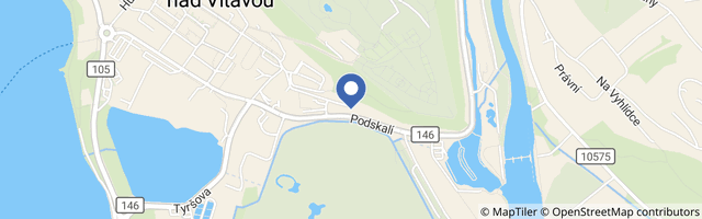 Mapa - Na kole z Hluboké na Purkarec