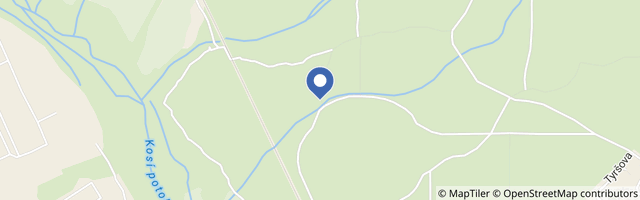 Mapa - Z Mariánských lázní k Medvědímu prameni