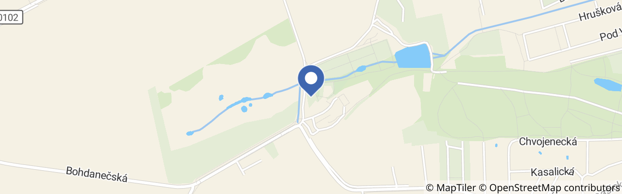 Mapa - Mufovo dětské hřiště v areálu zámeckého parku Ctěnice