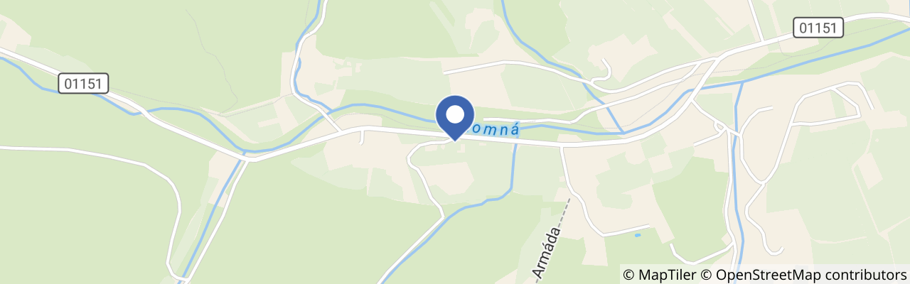 Mapa - Zemědělský dvorek Dolní Lomná