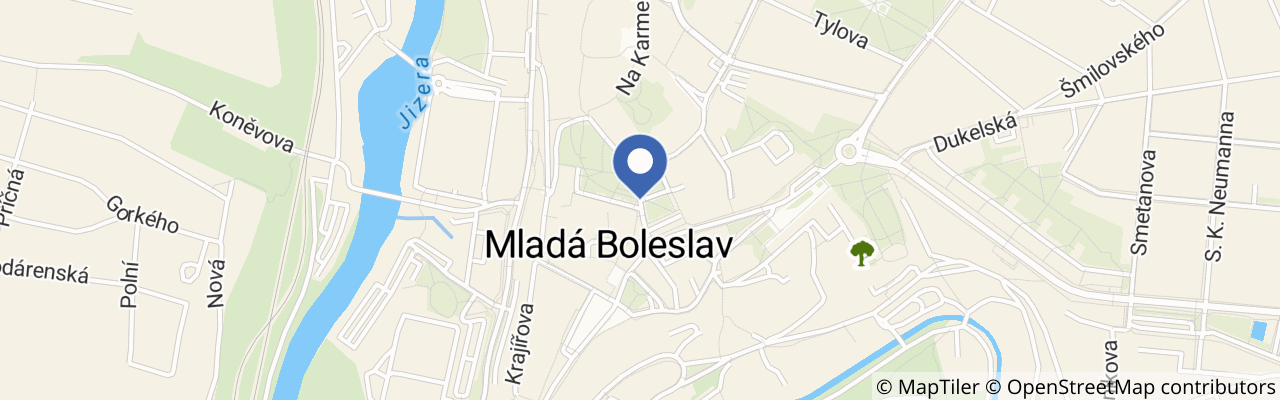 Mapa - Zlatá stezka Českého ráje