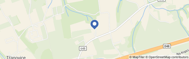 Mapa - Biofarma Třanovice