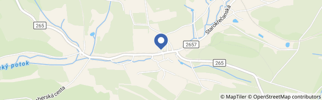 Mapa - Brtnické ledopády