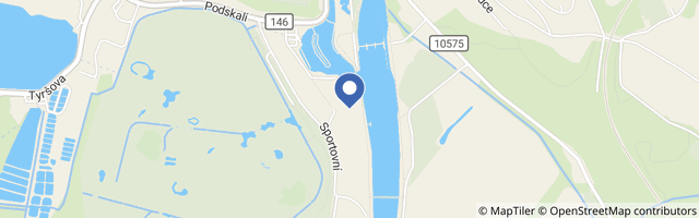 Mapa - Bruslení na kluzišti v Hluboké