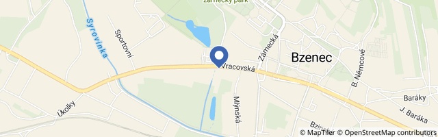 Mapa - Bzenec