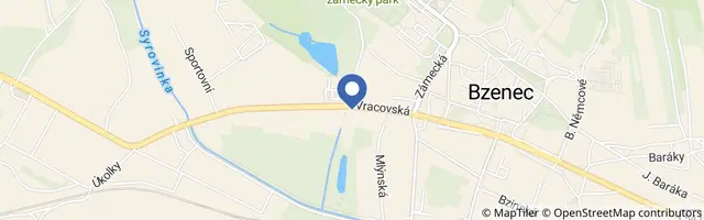 Mapa - Bzenec