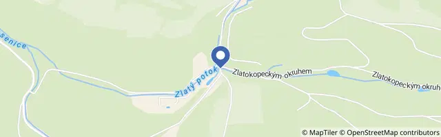 Mapa - Cesta zlatokopů