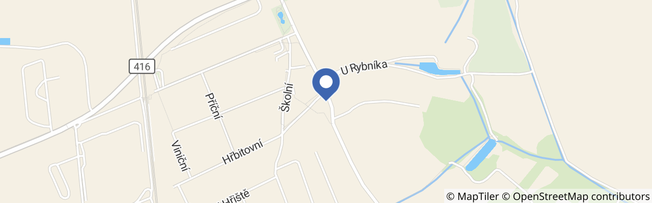 Mapa - Hotel Žabčice