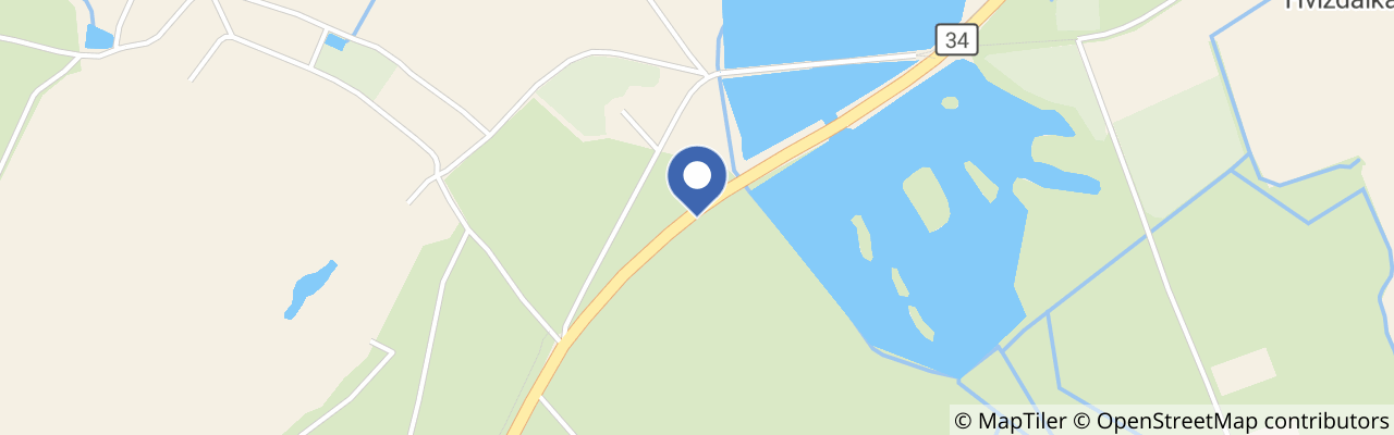 Mapa - Cyklotrasa okolo rybníka Rožmberk