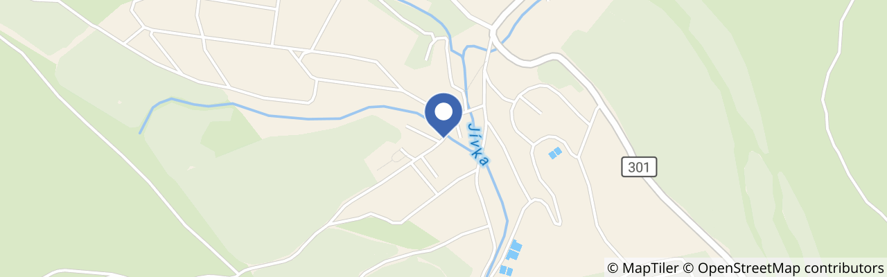 Mapa - Cyklotrasa z Radvanic k Sla­tinskému mlýnu