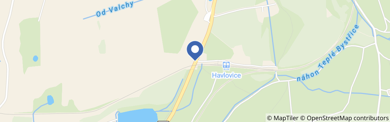 Mapa - Čertova naučná stezka