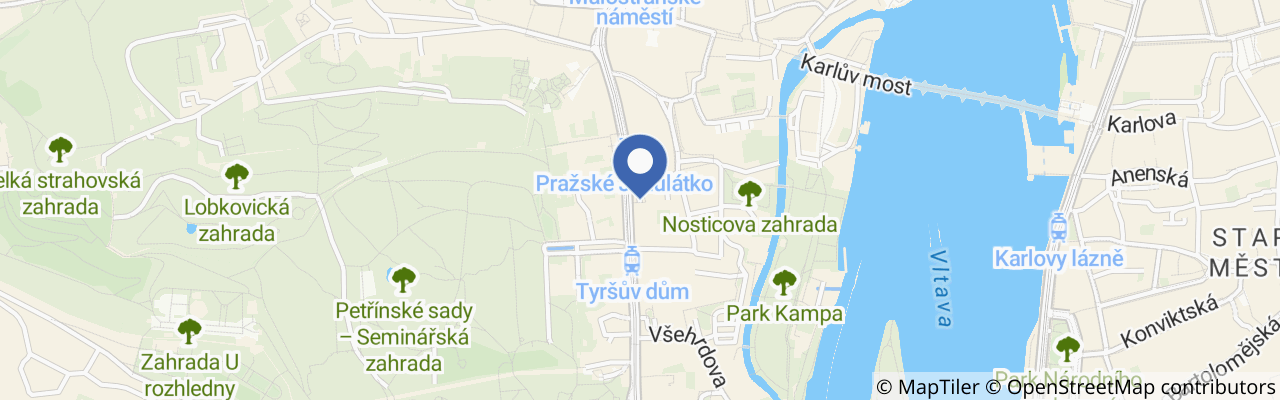 Mapa - České muzeum hudby